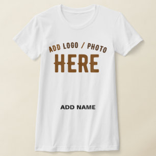 CAMISETA MARCA VERIFICADA BRANCA PERSONALIZÁVEL MODERNA