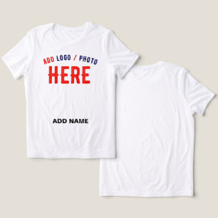 CAMISETA MARCA VERIFICADA BRANCA PERSONALIZÁVEL MODERNA