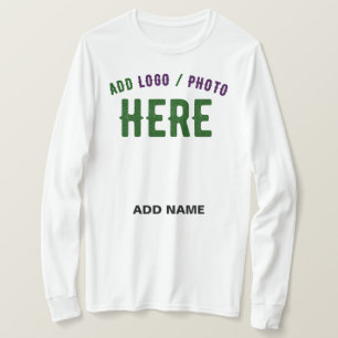 CAMISETA MARCA VERIFICADA BRANCA PERSONALIZÁVEL MODERNA