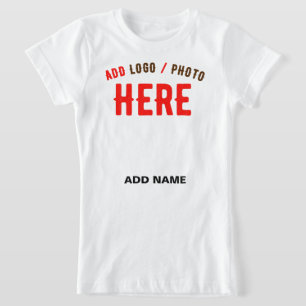 CAMISETA MARCA VERIFICADA BRANCA PERSONALIZÁVEL MODERNA