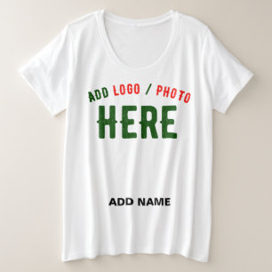 CAMISETA MARCA VERIFICADA BRANCA PERSONALIZÁVEL MODERNA