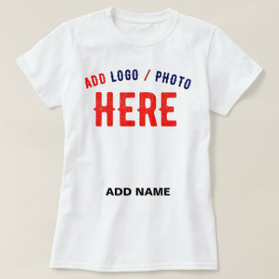 CAMISETA MARCA VERIFICADA BRANCA PERSONALIZÁVEL MODERNA