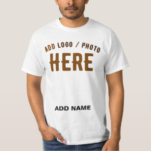 CAMISETA MARCA VERIFICADA BRANCA PERSONALIZÁVEL MODERNA
