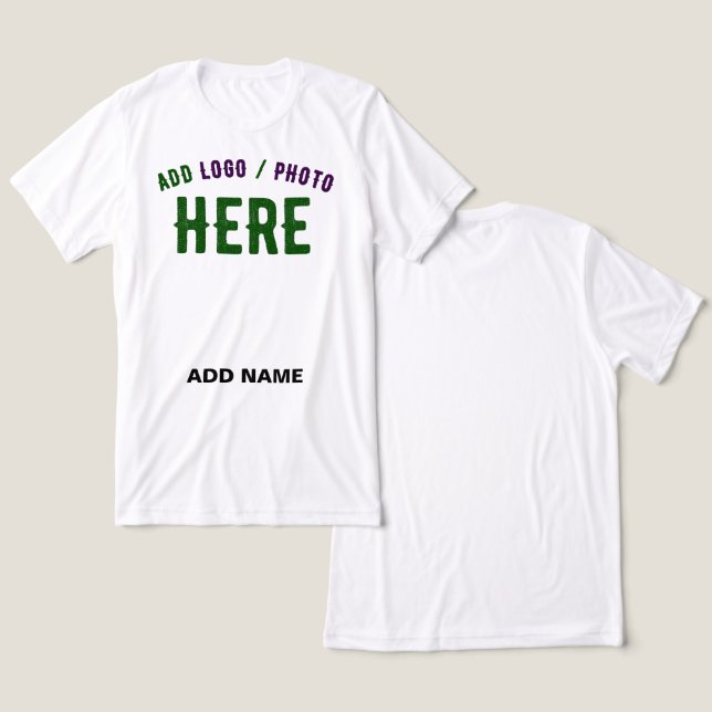 CAMISETA MARCA VERIFICADA BRANCA PERSONALIZÁVEL MODERNA (Design Frente e Verso)
