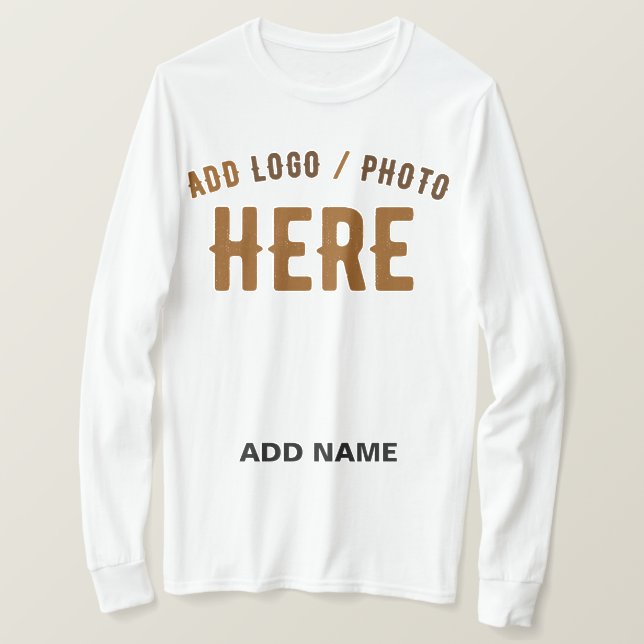 CAMISETA MARCA VERIFICADA BRANCA PERSONALIZÁVEL MODERNA (Frente do Design)
