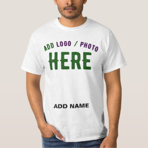 CAMISETA MARCA VERIFICADA BRANCA PERSONALIZÁVEL MODERNA
