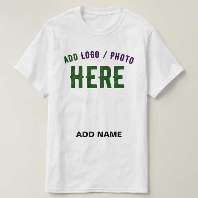 CAMISETA MARCA VERIFICADA BRANCA PERSONALIZÁVEL MODERNA (Frente do Design)