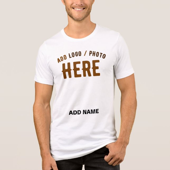 CAMISETA MARCA VERIFICADA BRANCA PERSONALIZÁVEL MODERNA (Frente)