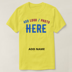 CAMISETA MARCA VERIFICADA MODERNA AMARELO DE BRILHO PERSONA