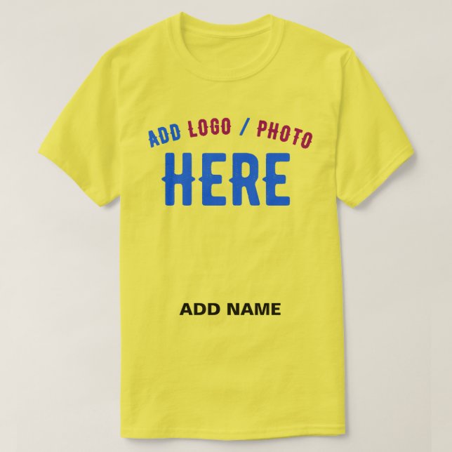 CAMISETA MARCA VERIFICADA MODERNA AMARELO DE BRILHO PERSONA (Frente do Design)