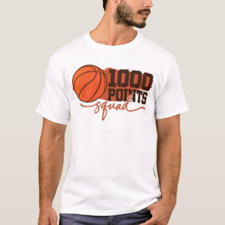 Camiseta  Marcador de Basquete de 1000 Pontos Escola de Ens