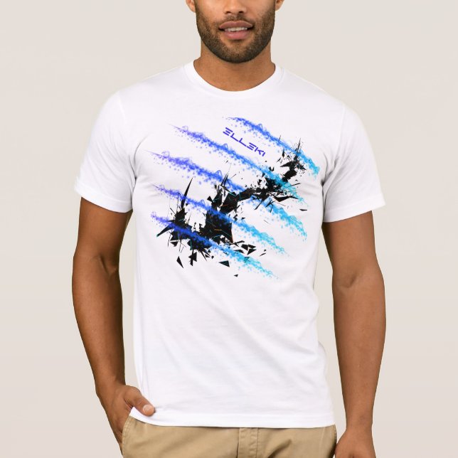 Camiseta Marcas de cores (Frente)