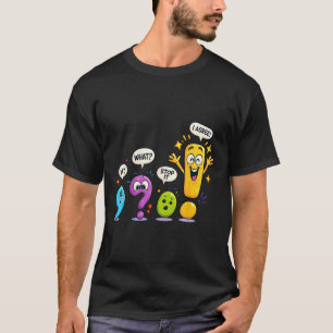 Camiseta Marcas de Pontuação Gramatical Professor de Inglês