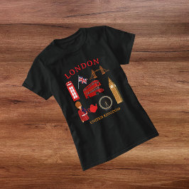 Camiseta Marcas Viagem Personalizadas de Londres - Consider