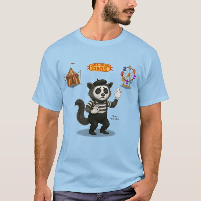 Camiseta Marcel, civeta mímica (Frente)