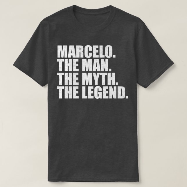 Camiseta Marcelo Marcelo Nome Marcelo nome próprio (Frente do Design)