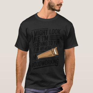 Camiseta Marcenaria Trabalhador Florestal Gráfico Engraçado