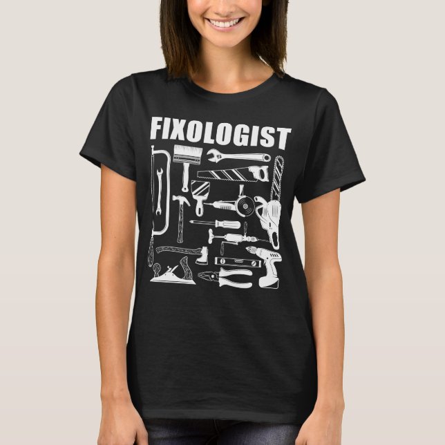 Camiseta Marceneiro Carpinteiro Fixologista Artesão DIY Div (Frente)