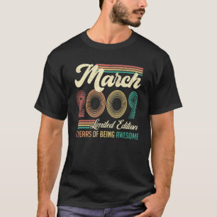 Camiseta March 2009 13 Years Old Birthday
