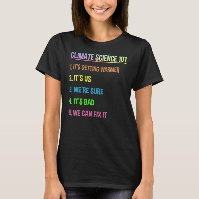 Camiseta Marcha Da Ciência - Presente Do Dia Da Terra Para  (Frente)