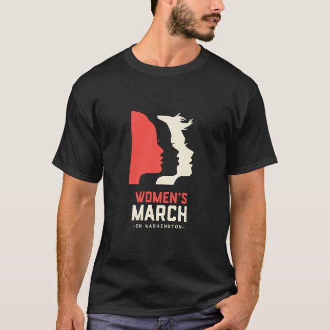 Camiseta Marcha das Mulheres em Washington 2017 (Frente)