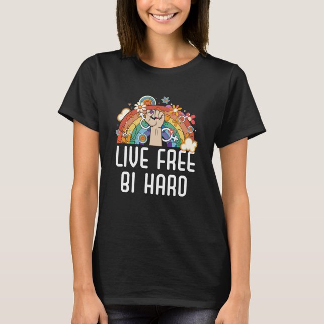 Camiseta Marcha de Bissexualidade do Orgulho Bissexual do D (Frente)