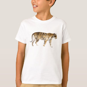 Camiseta Marcha de Tigre de Aquarela