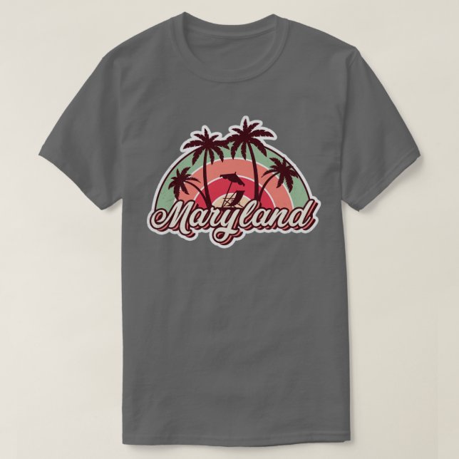 Camiseta Marcha de verão em Maryland (Frente do Design)