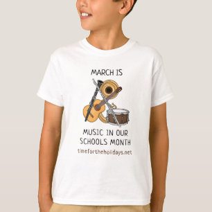 Camiseta Marcha é Música em nossas Escolas Mês