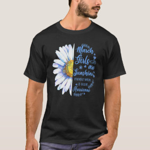 Camiseta Marcha Meninas São Raios Misturando Pequeno Furacã