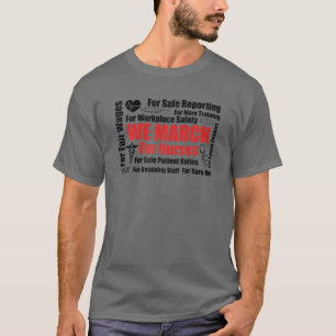 Camiseta Marchamos Por Enfermeiras Milhões De Enfermeiras