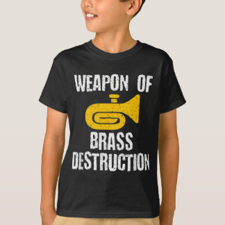 Camiseta Marching Banda Destruição do sobretudo Tuba