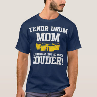 Camiseta Marching Banda Engraçado Tambor Mãe