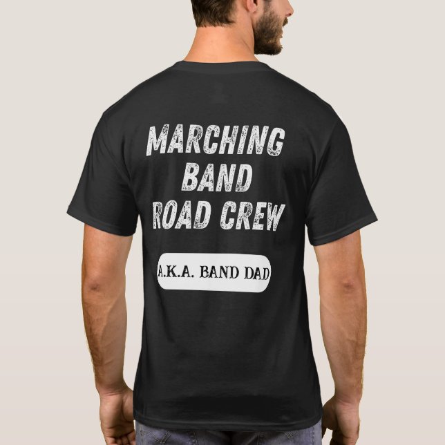 Camiseta Marching Banda Road Crew Personalizável (Verso)