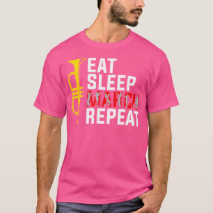 Camiseta Marching Banda Trumpeter Ideia Musicista Trumpet