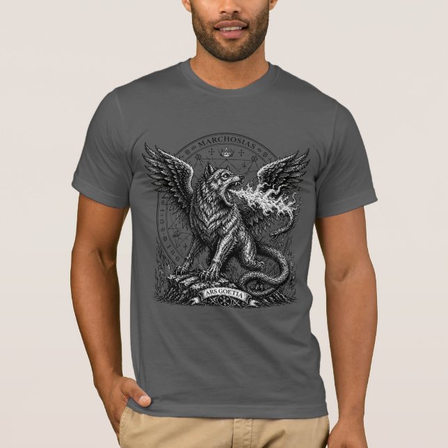 Camiseta Marchosias Cauda de Serpente, Fúria Ardente (Frente)