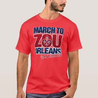 Camiseta Março a Zou Orleans - carmesim