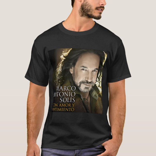 Camiseta Marco Antonio SolÃ­s - Com Amor E Sentimento  202 (Frente)