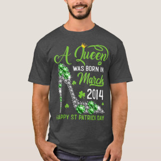 Camiseta Março de 2014 9.º Aniversário Feliz Dia de São Pat
