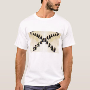 Camiseta Março de gatos pretos, Louis Wain