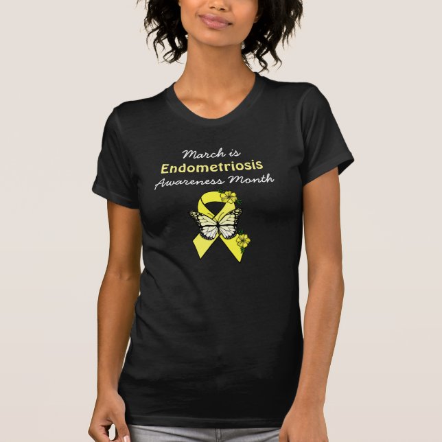 Camiseta Março é Endometriose Mês de Sensibilização (Frente)