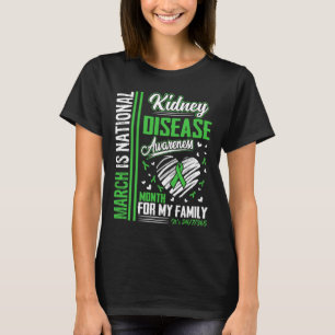 Camiseta Março é mês de consciência nacional sobre a doença