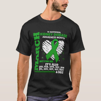 Camiseta Março é mês de consciência nacional sobre a doença