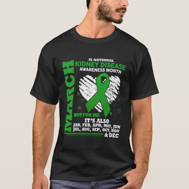 Camiseta Março é mês de consciência nacional sobre a doença (Frente)