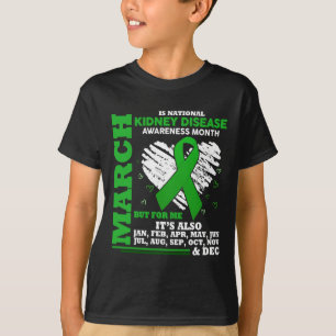 Camiseta Março é Sensibilização Nacional para a Doença Rena