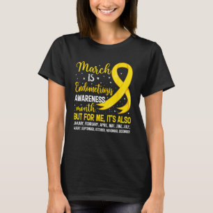 Camiseta Março é Sensibilização para a Endometriose Mês Gue