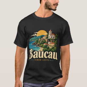 Camiseta Marco Histórico de Baucau Timor-Leste Arte de Viag