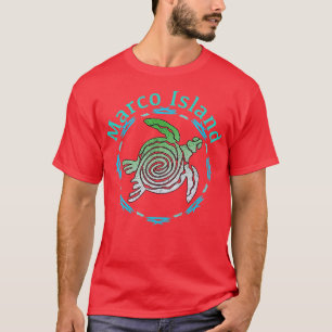 Camiseta Marco Island Vintage ribal urtle Gift