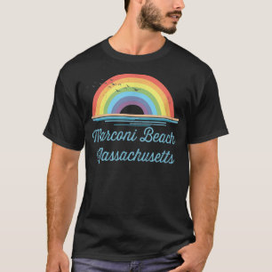 Camiseta Marconi Beach Massachusetts Gráfico de Lembrança