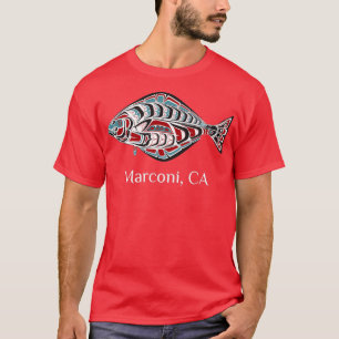 Camiseta Marconi California Halibut Northwest Native Americ